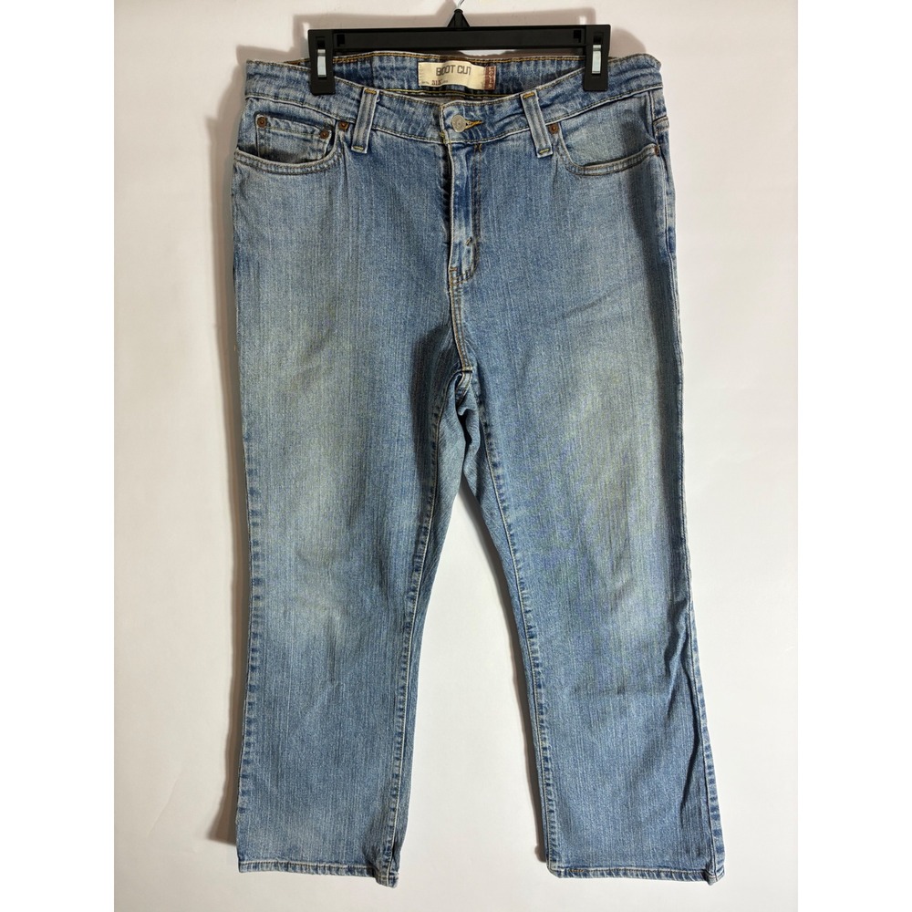 Vintage Levis 515 Bootcut Jeans Medium Wash Denim Y2K Mid Rise Retro 33x29